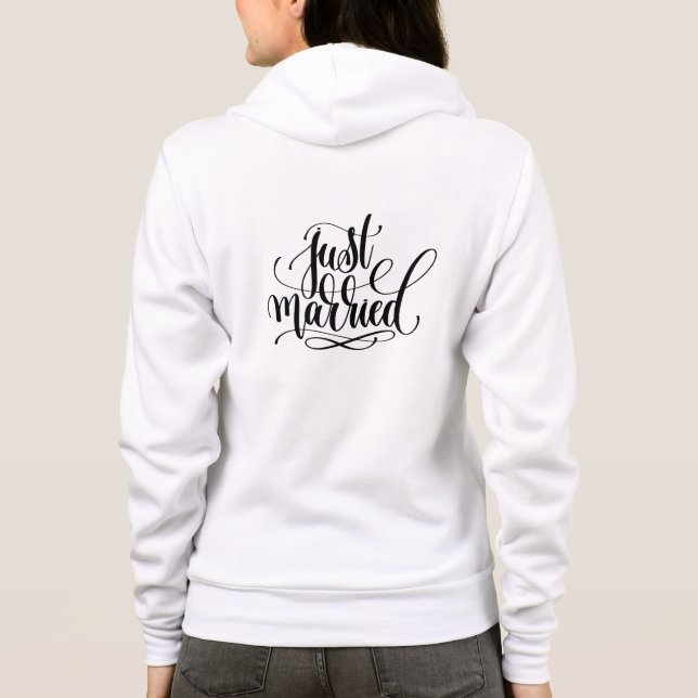 Frauen nur verheiratet Hoodie (Rückseite)