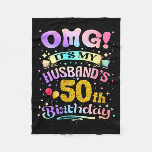 Frauen oh mein Gott, der 50. Geburtstag des Eheman Fleecedecke