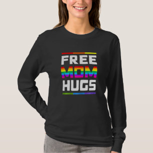 Frauen ohne Mama Hugs LGBT Pride Rainbow T-Shirt