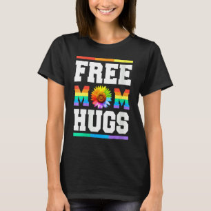 Frauen ohne Mama Hugs Pride Lgbt / Neck T-Shirt