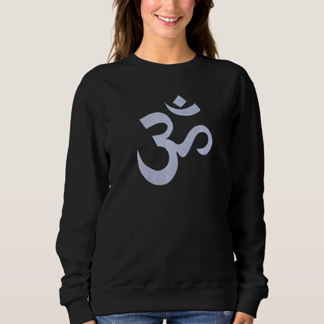 Frauen Om Lila Niedlich Aum Sweatshirt (Vorderseite)