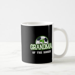 Frauen Oma Rookie des Jahres 1. Geburtstag Fußball Kaffeetasse