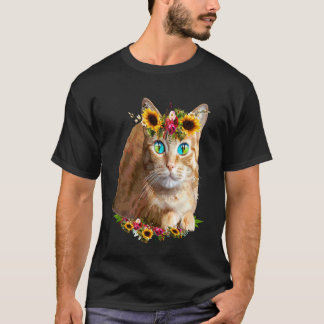 Frauen Orange Katzenbesitzer für Mädchen Haustier  T-Shirt
