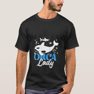 Frauen Orca Grafik für Frauen Mädchen Kinder Whale T-Shirt