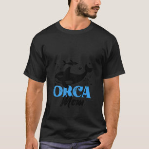 Frauen Orca Grafik für Frauen Mädchen Mamas Whale T-Shirt