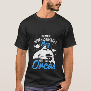 Frauen Orca Grafik für Jungen Männer Kinder Whale T-Shirt