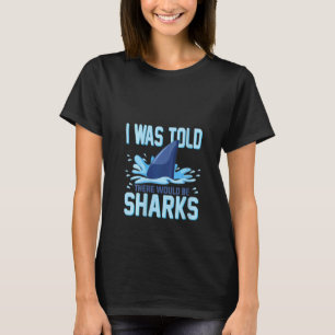 Frauen Orca Plüsch Hai Hai Frauen Hai Mund V  T-Shirt