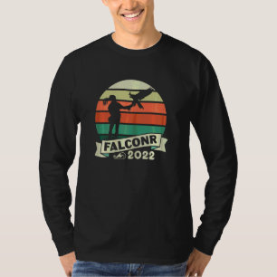Frauen Ornithologie Vogelbeobachter Falkner Falkne T-Shirt