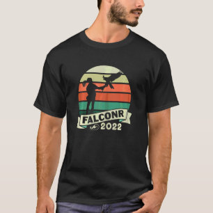 Frauen Ornithologie Vogelbeobachter Falkner Falkne T-Shirt