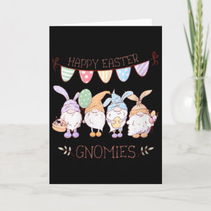 Frauen Ostern Gnome Shirt, Frohe Ostern Gnomies V Karte