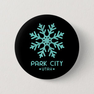 Frauen Park City Utah Skifahren Button