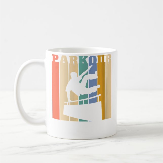 Frauen Parkour Kaffeetasse (Links)