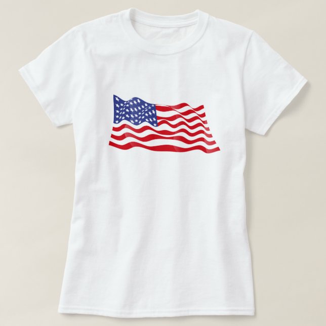 Frauen Patriotischer T - Shirt (Design vorne)