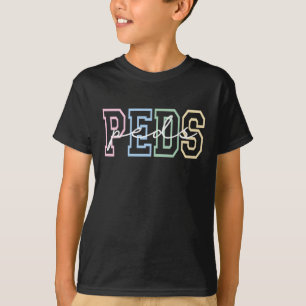 Frauen Peds Clic Krankenschwester Kinderärzte Nurs T-Shirt