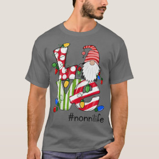 Frauen Personalisiert Liebe Nonnilife Candy Gnome  T-Shirt