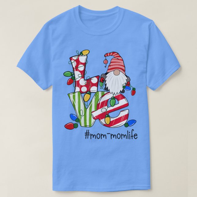 Frauen Personalisierte Liebe MamaMomlife Candy Gno T-Shirt (Design vorne)