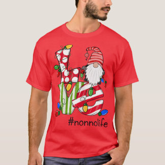 Frauen Personalisierte Liebe Nonnolife Candy Gnome T-Shirt
