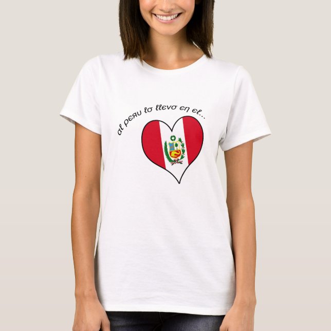 Frauen-Peru-Shirt T-Shirt (Vorderseite)