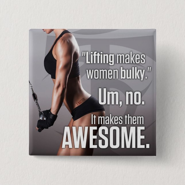 Frauen Phantastisch machen - Training Motivierend  Button (Vorderseite)