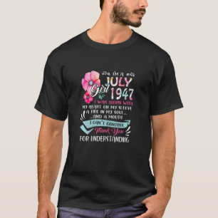 Frauen Phantastisch Seit 1947 75. Geburtstag bin i T-Shirt