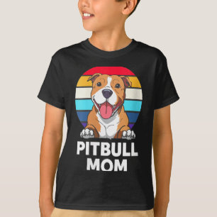 Frauen Pitbull-Mutter-Shirt Frauen Pit Bull Terrie T-Shirt