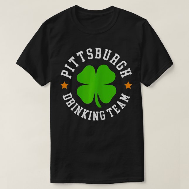 Frauen Pittsburgh Matching St Patricks Day Drinks T-Shirt (Design vorne)