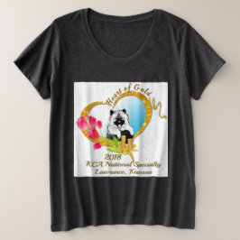 Frauen plus Größen-grundlegendes T-Shirt mit 2018