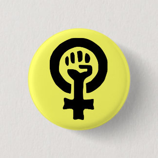 Frauen-Power-Knopf Button