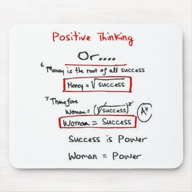 Frauen-Power Mousepad (Vorne)