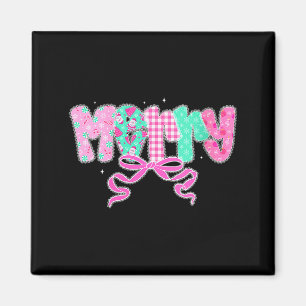 Frauen Präppy Coquette Fröhliche Schleife Vintage  Magnet