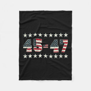 Frauen Pro Trump 2024 45. Potus 45 = 47 Präsident  Fleecedecke