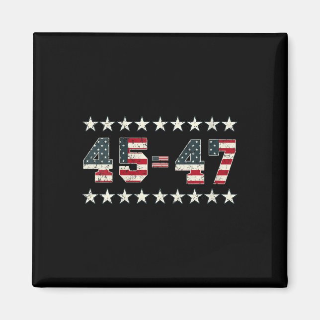 Frauen Pro Trump 2024 45. Potus 45 = 47 Präsident  Magnet (Vorne)