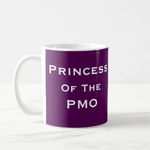 Frauen-Projektleiter-lustiger Name Prinzessin-PMO Kaffeetasse