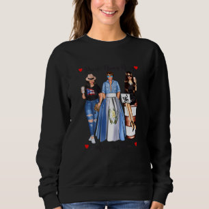 Frauen Puerto Geboren Guatemala Blood Patriotic Sweatshirt