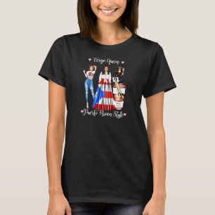 Frauen Puerto Ricanicanisches Jungfrau Königin Zod T-Shirt