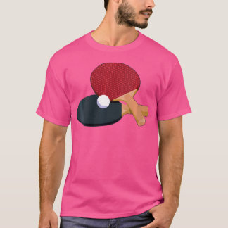 Frauen putzen Gummi Tischtennis für Material Pl T-Shirt