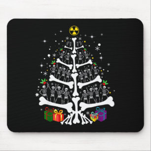 Frauen Radiologie Skelett Weihnachtsbaum Röntgen T Mousepad