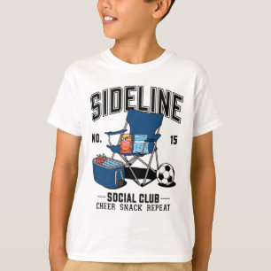 Frauen Randgruppe Sozialclub Fußball-Mutter Spielt T-Shirt