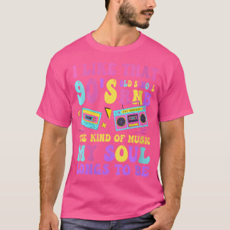Frauen RB Künstlermädchen Vintag 90 S R und B Grap T-Shirt