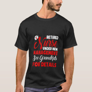 Frauen Rentnerin Krankenschwester unter neuer Leit T-Shirt