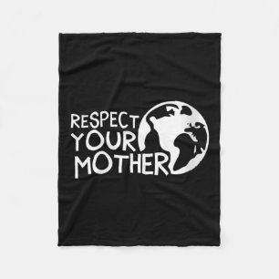 Frauen respektieren Mutter, Erde, Natur, Fleecedecke