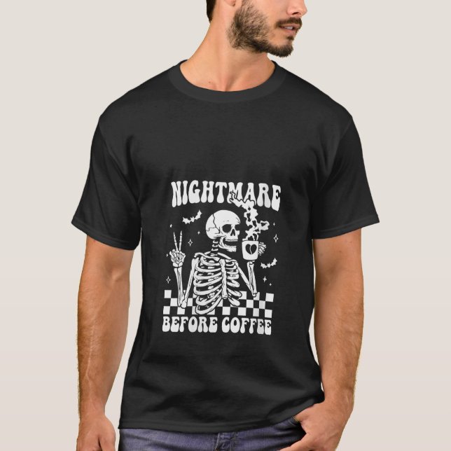 Frauen Retro Groovy Nightmare vor Kaffeehaus T-Shirt (Vorderseite)