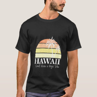 Frauen Retro Hawaii Hawaii Summer Beach Tropical T-Shirt
