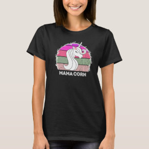 Frauen Retro Mamacorn Einhorn Kostüme Mama Mutter' T-Shirt