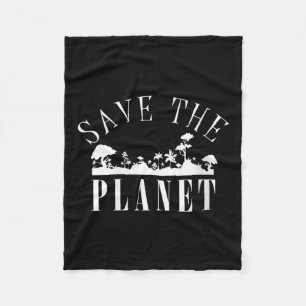 Frauen retten den Planeten-Umweltschutz Fleecedecke
