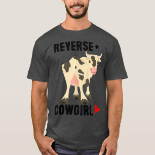 Frauen Reverse Cowgirl Funny T s for Women Adult T-Shirt