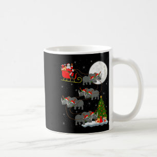 Frauen-Rhino-Santa-Schlitten-Flug-Witzig-Magisches Kaffeetasse