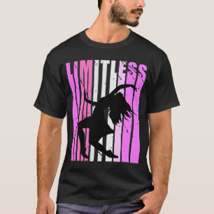 Frauen Rosa Limitless Tanz Geburtstag Inspirierend T-Shirt