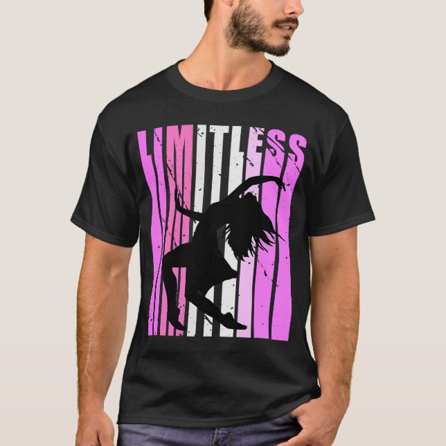 Frauen Rosa Limitless Tanz Geburtstag Inspirierend T-Shirt (Vorderseite)