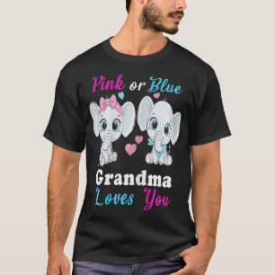Frauen Rosa oder Blau Oma Lieben Sie Elefanten Ba T-Shirt